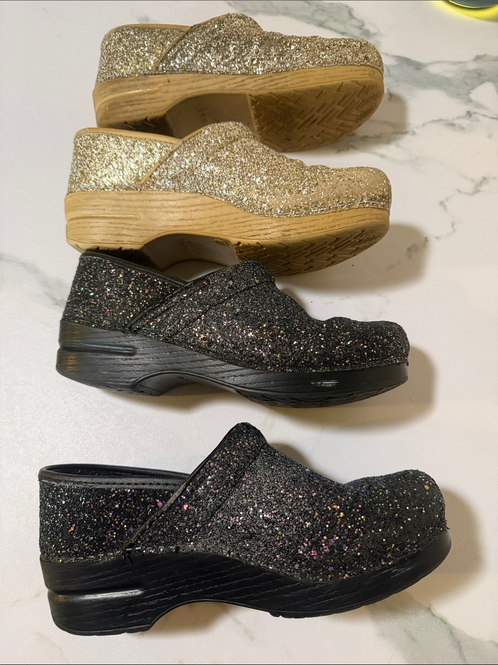 2 Dansko glitter clogs - Picture 3 of 16